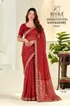 Rani Bandhej Vol 7 By Kiyra Georgette Saree 
